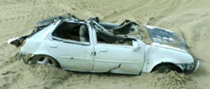 wrecked-car-transport-mishap